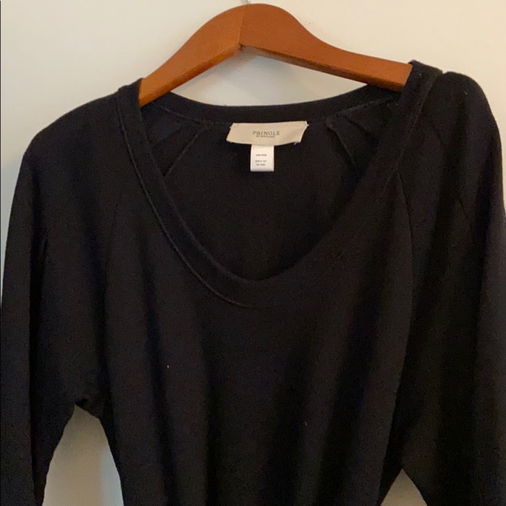 Black Pringle wool dress